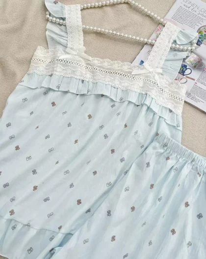 ست تاپ و شلوارک عروسکی کد 5534