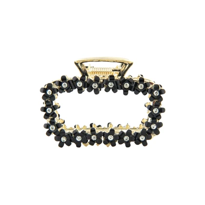 کلیپس زنانه مدل فلزی گل‌دار