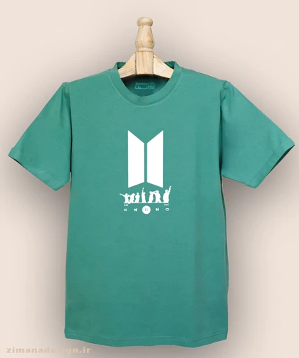 تیشرت مردانه و زنانه طرح بی تی اس کد 990
