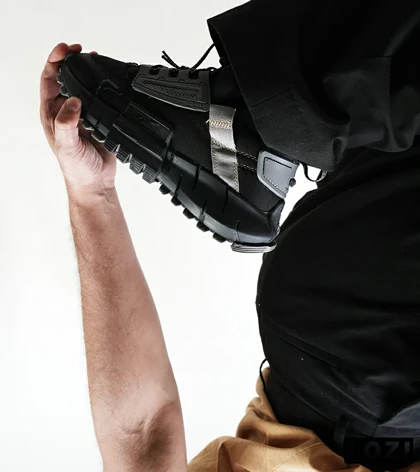 کفش کتانی مشکی طوسی ریباک Reebok Zig Kinetica 2.5 Edge