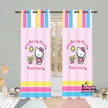 پرده کودک طرح کیتی مدل W5136