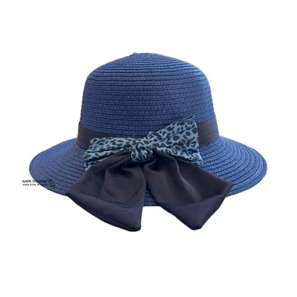 کلاه حصیری مدل پاپیون