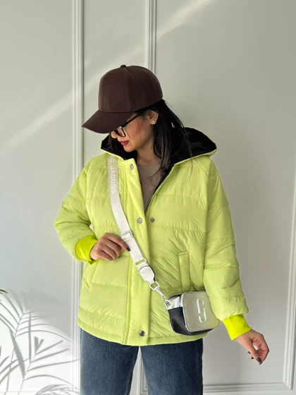 کاپشن کلاهدار سبا