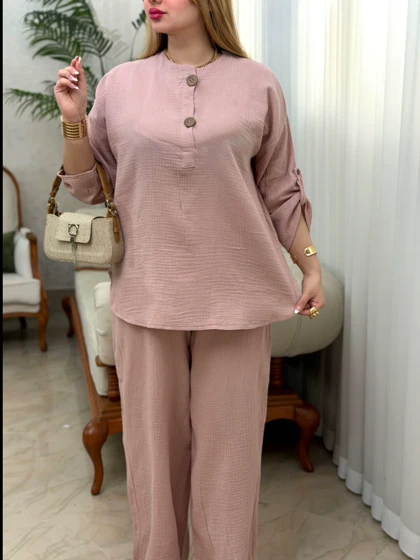 ست دبل فیس جلو دکمه 3739