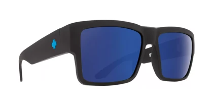 عینک آفتابی اسپای Cyrus Asian Fit Soft Matte Black Happy Bronze W Blue Spectra