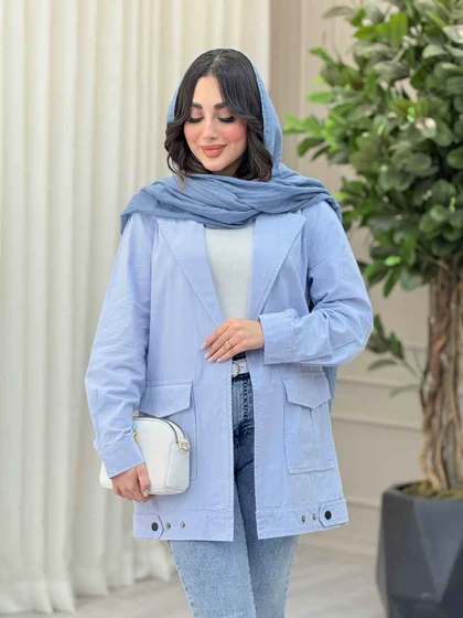 مانتو پایین پاگن دو جیب پاکتی