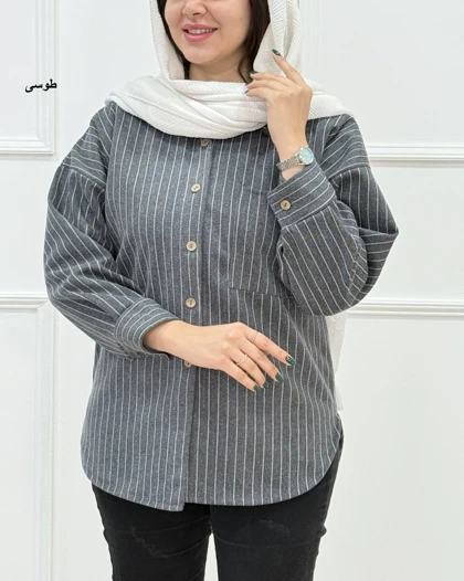 مانتو فوتر راه راه کد محصول 1532