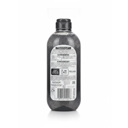 ژل پاک کننده آرایش گارنیر مدل Charcoal حجم 400 میلی لیتر