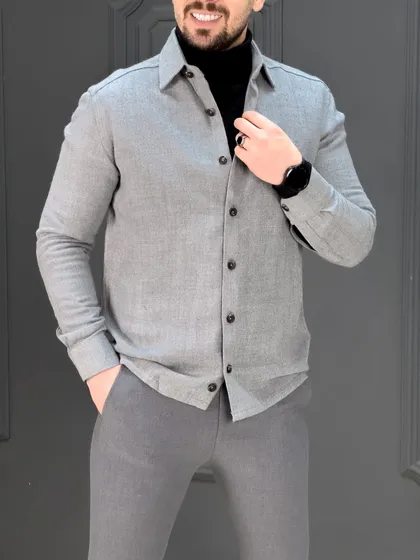 پیراهن 270605 AKOMOD طوسی