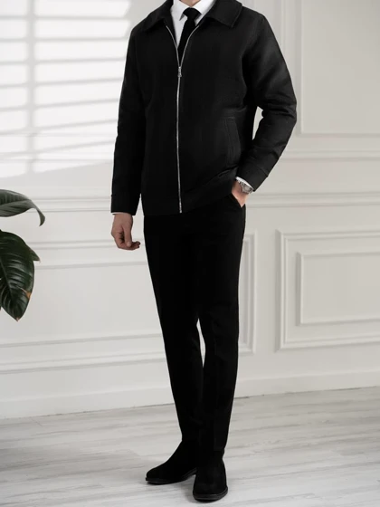 کاپشن مشکی کدj173