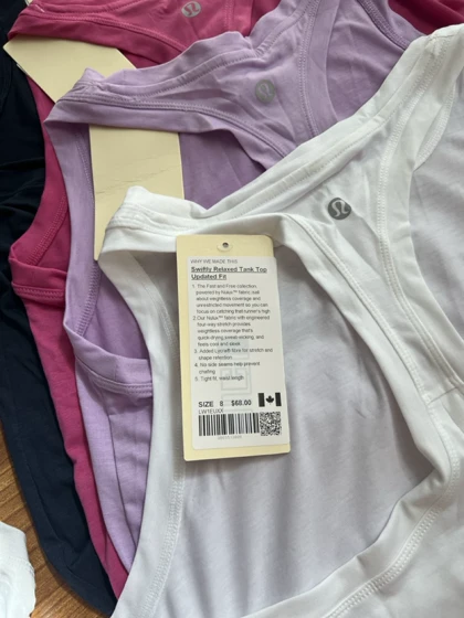 تاپ ورزشی زنانه لولولمون Lululemon مدل Swiftly Tech