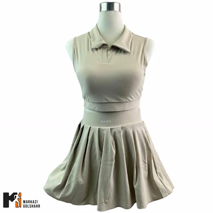 ست نیم‌تنه دامن ورزشی زنانه کد 1025