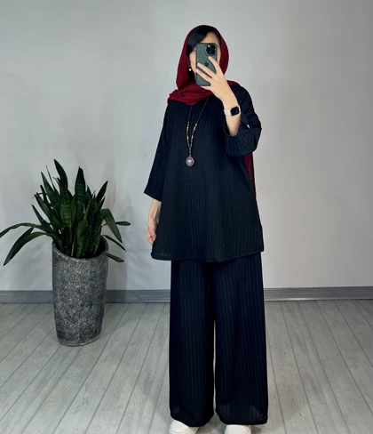 ست مانتو و شلوار پارنا 2