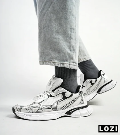 کفش کتانی مردانه سفید BALENCIAGA