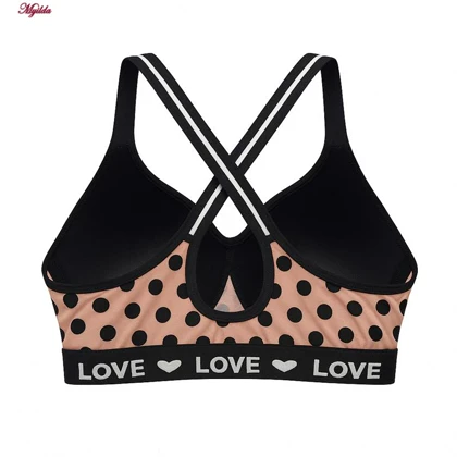 نیم‌تنه ورزشی زنانه ماییلدا مدل بند ضربدری کد 5549