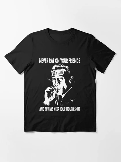 تیشرت رفقای خوی | تیشرت GoodFellas طرح always keep your mouth کد 117425