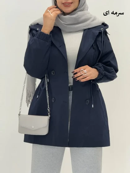 3631-بارانی عروسکی لیان ( ایراددار )