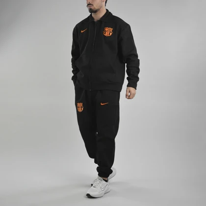 ست سویشرت و شلوار گرمکن اسپرت بارسلونا مدل DRY-Nike-4K0973 مشکی