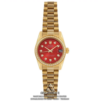 ساعت رولکس دیت جاست زنانه Rolex President Datejust 31-GR