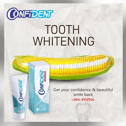 خمیر دندان max whitening کانفیدنت 100 گرم