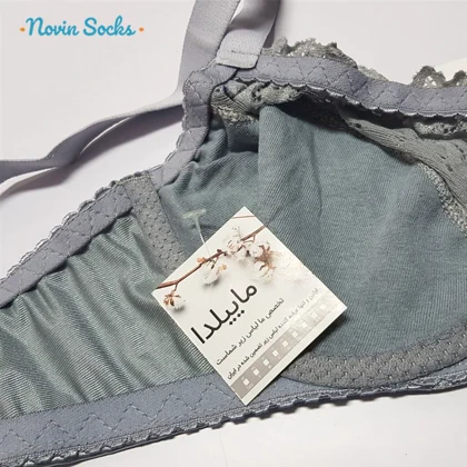 سوتین فنردار با بند ساده زنانه مدل 5706