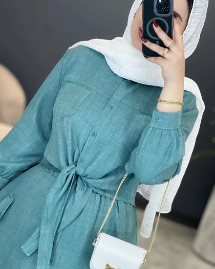 شومیز پاپیون مزونی شانتون