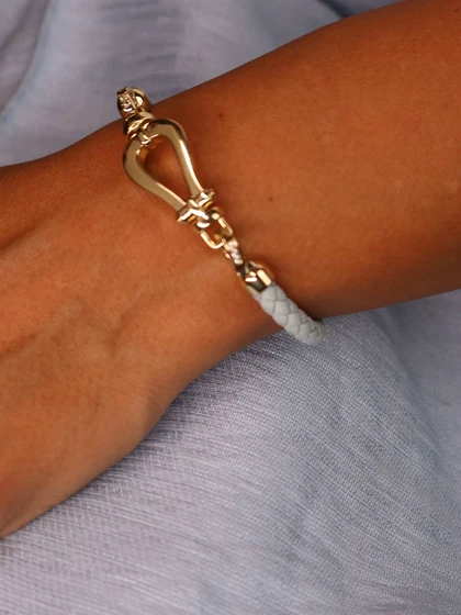 دستبند زنانه چرمی فرد FRED کد B2108