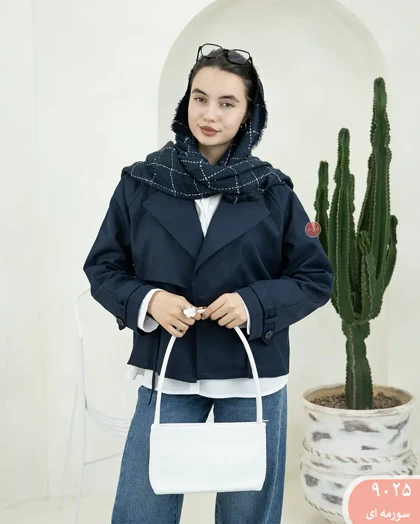 ترنچ کت کمرگت 9025