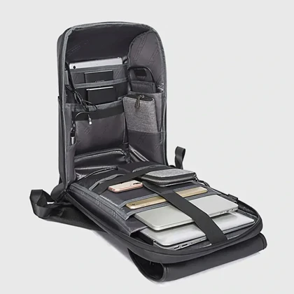 کوله پشتی اورجینال بنج مدل BANGE - BG7276 + قفل ضد سرقت