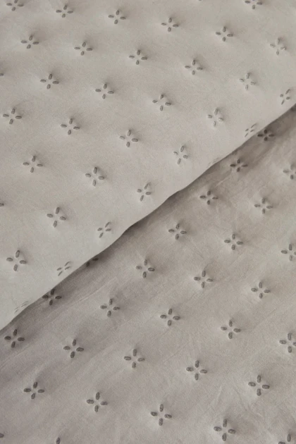 روتختی دو نفره Karaca Home مدل Breeze Soft پلی‌استر - طوسی