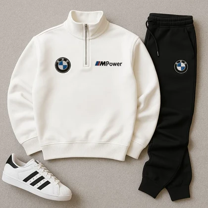 ست دورس و شلوارbmw مردانه طرح Mpower