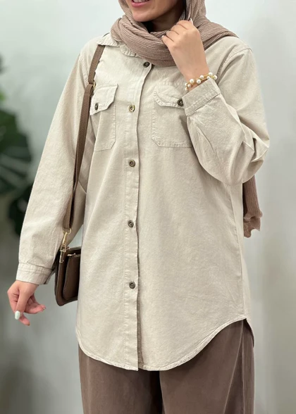 مانتو مداد رنگی پسته (کد 3140)