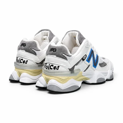 کفش کتانی زنانه مدل نیوبالانس 9060 سفید طوسی آبی New Balance 9060