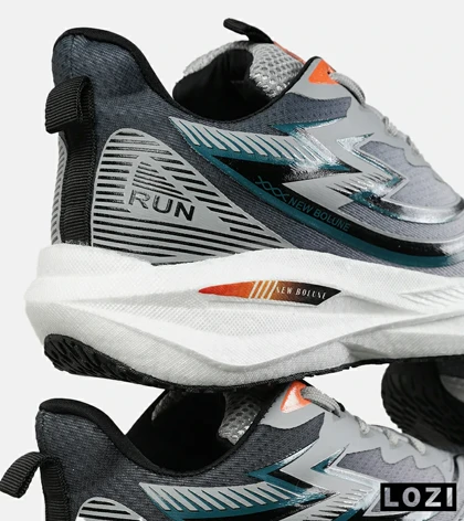 کفش کتانی مردانه و زنانه طوسی GENERIC All Run مدل 7434