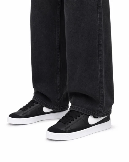 کتانی مردانه مدل رانینگ نایک بلیزر مشکی سفید NIKE blazer