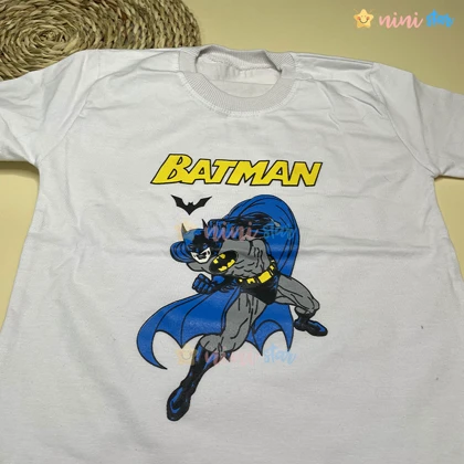 ست سه تکه سویشرت و تیشرت و شلوار BATMAN زرد