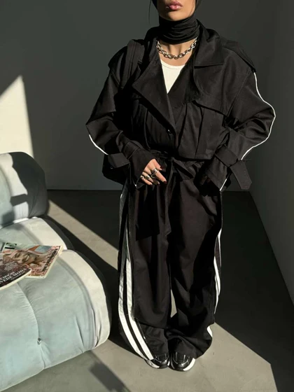 کت آستین نواردار