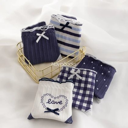 شورت نخی سورمه ای طرح Love (سایز 38 الی 42) XL