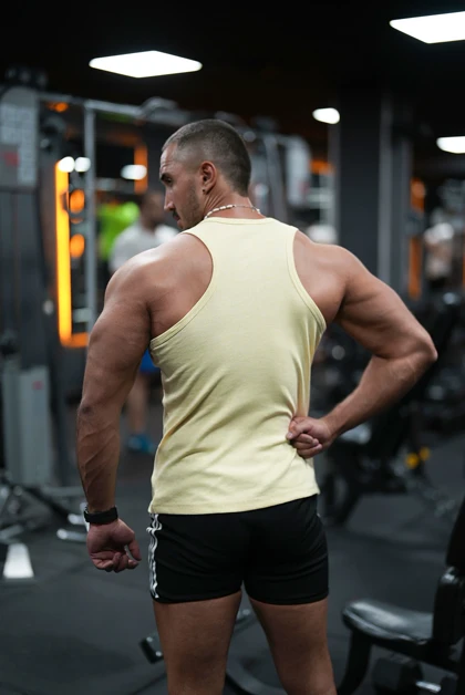 رکابی تنک تاپ قهرمانی آیسان اسلامی لیمویی