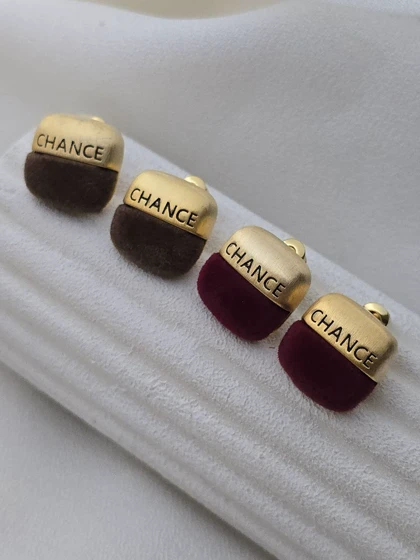 گوشواره چنس زرشکی