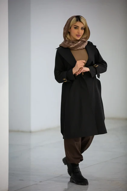 بارانی سانتانا ژیله دار پشت پیلی