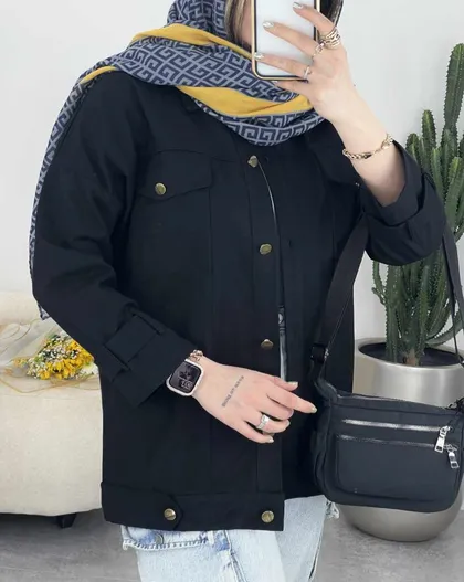 کت کتان جیب پاکتی(41)کد3470