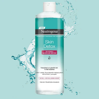 میسلار نوتروژینا مدل Skin Detox حجم 400ml