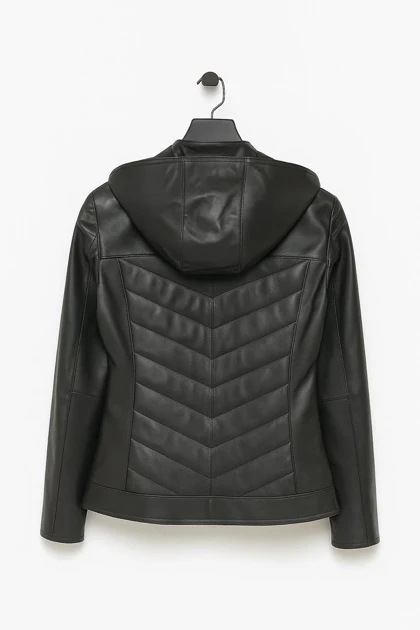 کاپشن کلاه دار