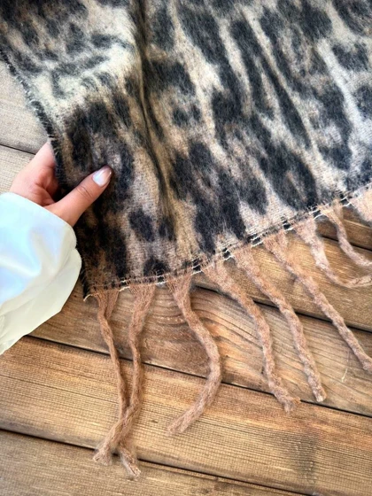 شال پلنگی موهر کوبایی کد 400