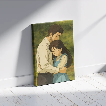 تابلو انیمه ای سفارشی با تم جیبلی