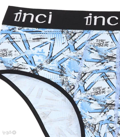 پک شورت مردانه نخی اسلیپ 1Inci بیر اینجی کد 1600 طرح 4 - بسته 3 عددی