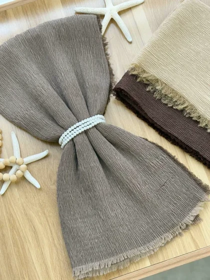 1515- شال ملانژ پلیسه