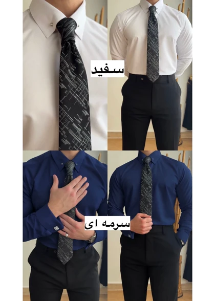 پیراهن یقه پین کد 609