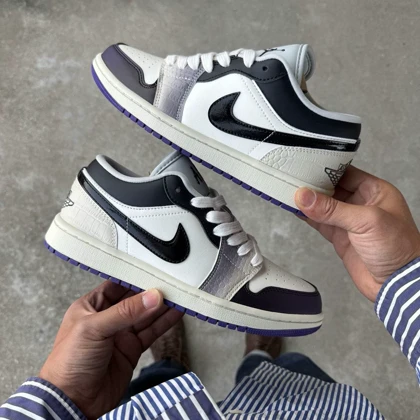 کتانی نایکی ایر جردن وان لو پانک راک بدون ساق Nike Air Jordan 1 Low Punk Rock